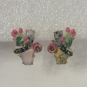 Les Nereides Cactus Earrings